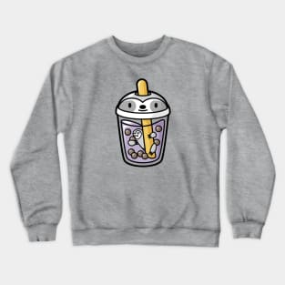 Bubble Tea with Cute Kawaii Sloth Inside Crewneck Sweatshirt